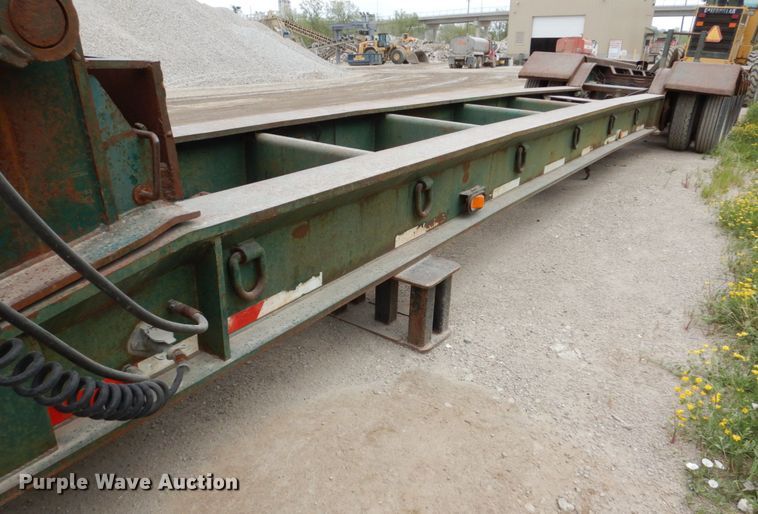 image for item DM2278 1994 Talbert T4DW-50-HRG-RA-1-T1 lowboy equipment trailer