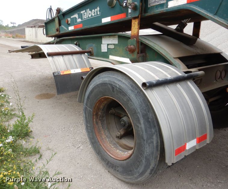 image for item DM2278 1994 Talbert T4DW-50-HRG-RA-1-T1 lowboy equipment trailer