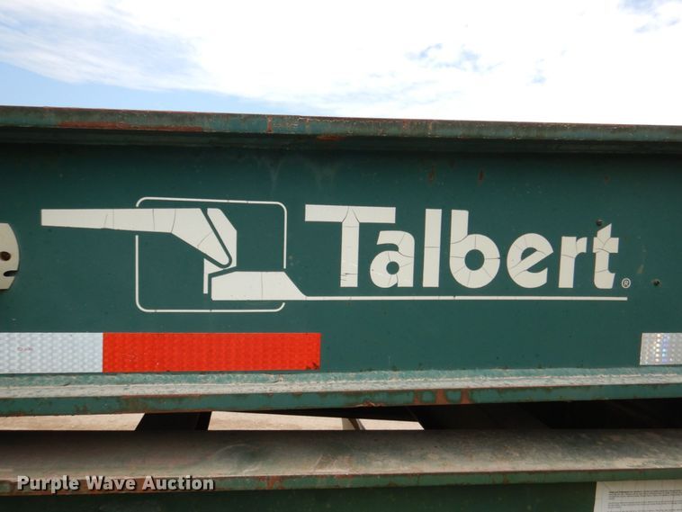 image for item DM2278 1994 Talbert T4DW-50-HRG-RA-1-T1 lowboy equipment trailer