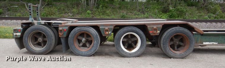 image for item DM2278 1994 Talbert T4DW-50-HRG-RA-1-T1 lowboy equipment trailer