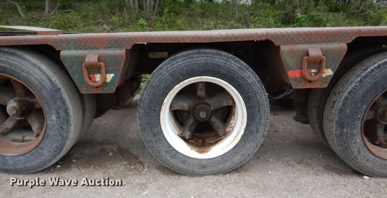 image for item DM2278 1994 Talbert T4DW-50-HRG-RA-1-T1 lowboy equipment trailer