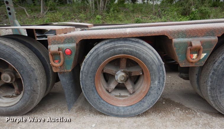 image for item DM2278 1994 Talbert T4DW-50-HRG-RA-1-T1 lowboy equipment trailer