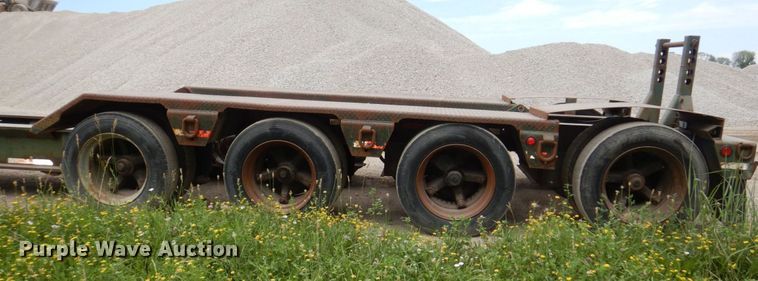 image for item DM2278 1994 Talbert T4DW-50-HRG-RA-1-T1 lowboy equipment trailer