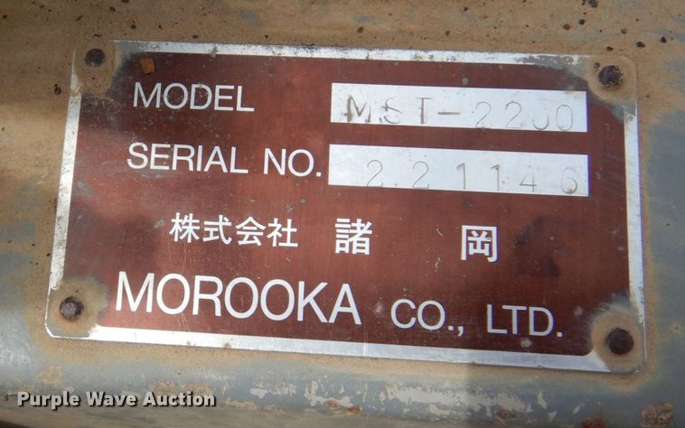 image for item DM2316 2002 Morooka MST2200 track carrier with dump bed