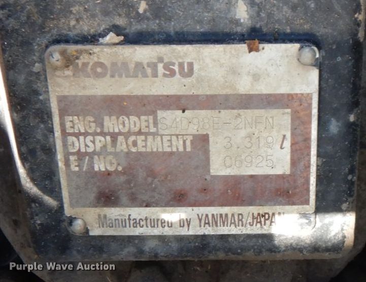 image for item DM2346 2007 Komatsu CK30-1  tracked skid steer loader