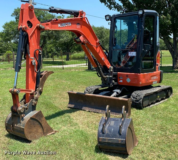 image for item DM4213 2013 Kubota U35-4  mini excavator