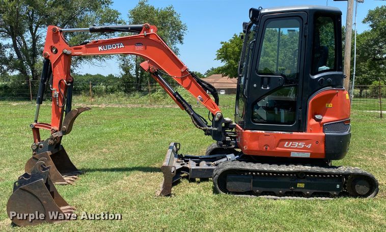 image for item DM4213 2013 Kubota U35-4  mini excavator
