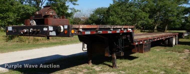 image for item DM4236 1998 Ledwell LW48HTHT2  drop deck equipment trailer
