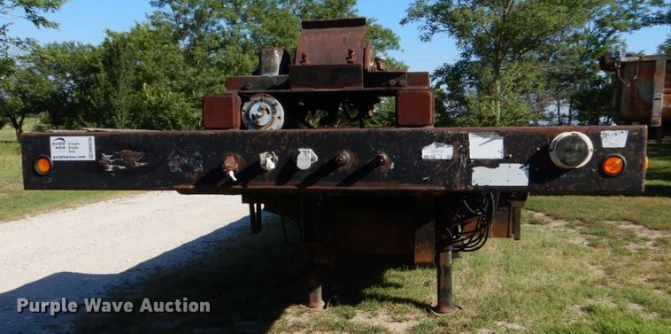 image for item DM4236 1998 Ledwell LW48HTHT2  drop deck equipment trailer