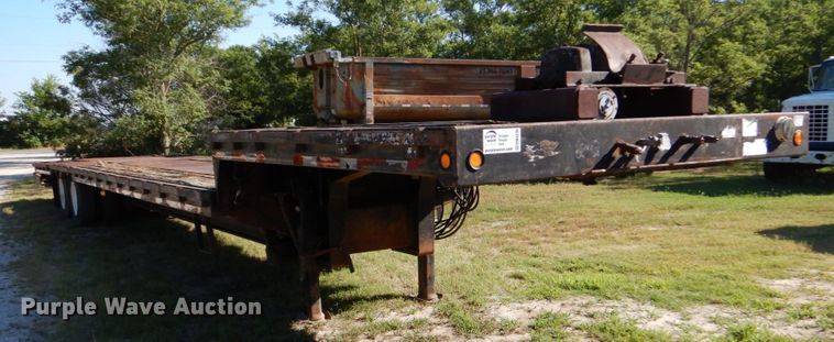 image for item DM4236 1998 Ledwell LW48HTHT2  drop deck equipment trailer