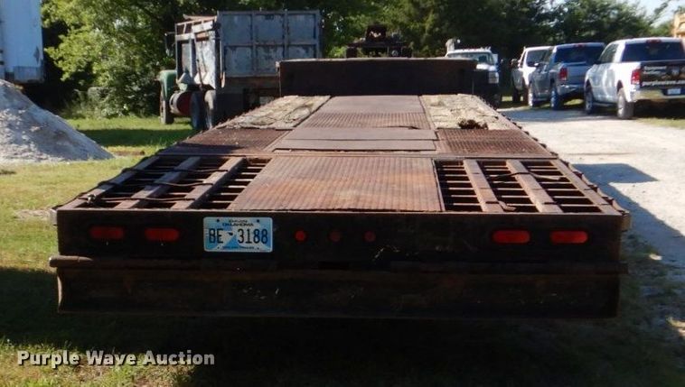 image for item DM4236 1998 Ledwell LW48HTHT2  drop deck equipment trailer