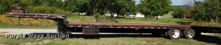 image for item DM4236 1998 Ledwell LW48HTHT2  drop deck equipment trailer