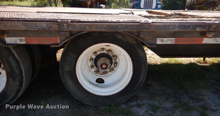 image for item DM4236 1998 Ledwell LW48HTHT2  drop deck equipment trailer