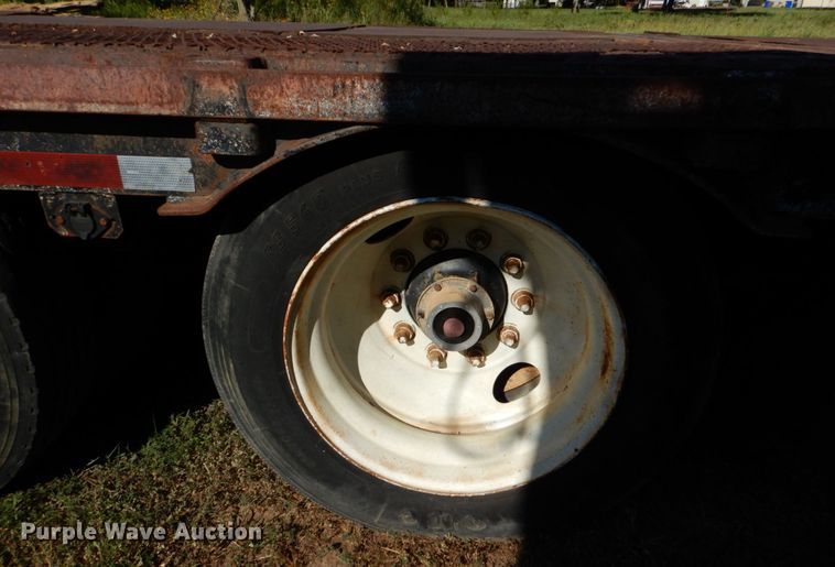 image for item DM4236 1998 Ledwell LW48HTHT2  drop deck equipment trailer