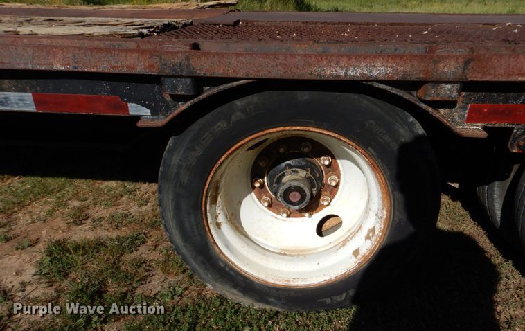 image for item DM4236 1998 Ledwell LW48HTHT2  drop deck equipment trailer