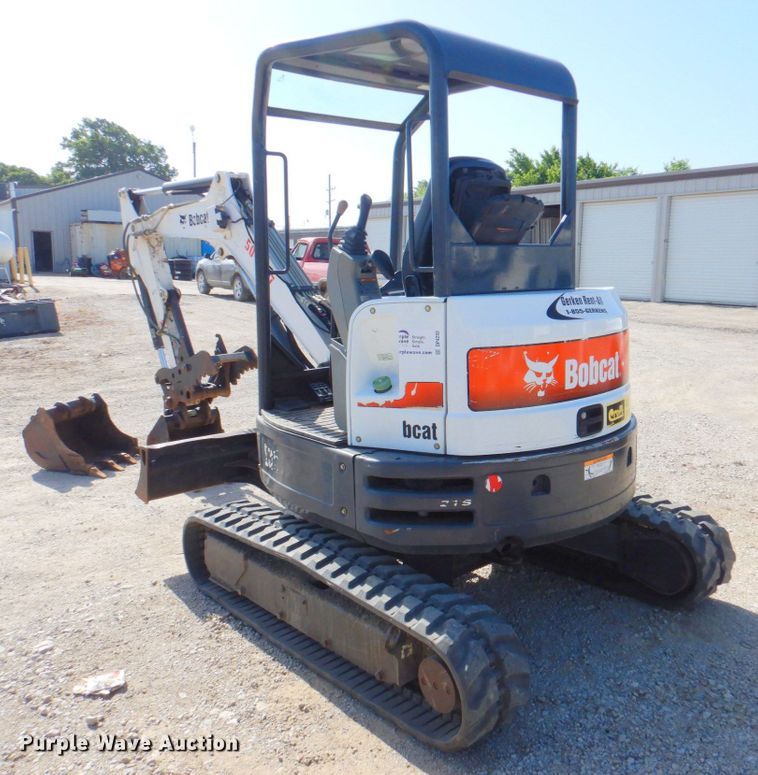 image for item DP4293 2017 Bobcat E35  mini excavator