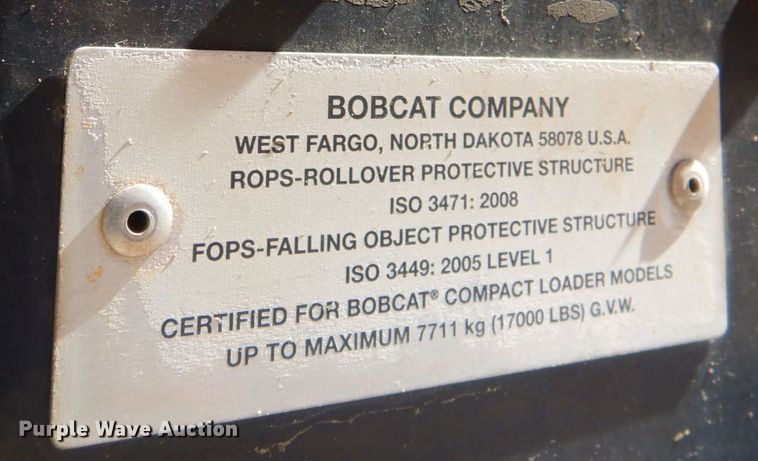 image for item DP4295 2016 Bobcat S650  skid steer loader