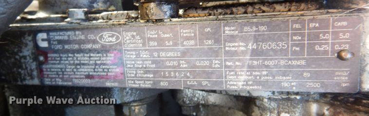 image for item DP4306 1992 Ford F700  flatbed truck