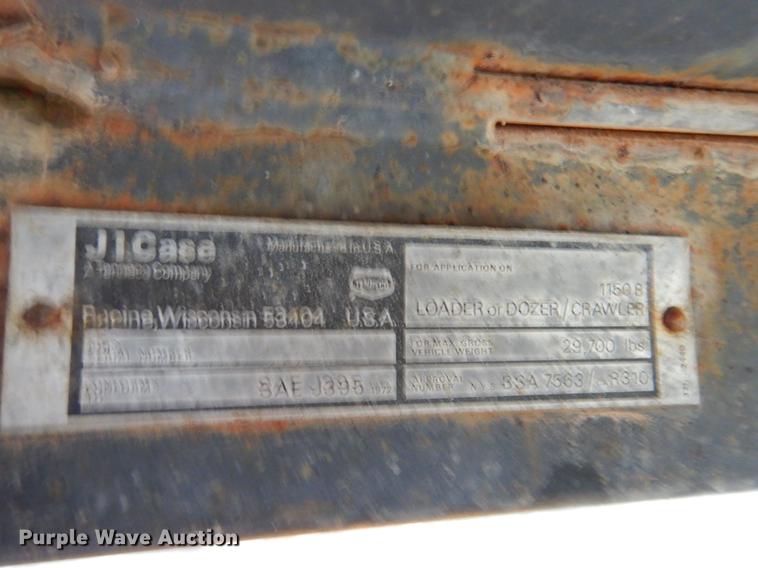 image for item DP4341 1976 Case 1150B  track loader