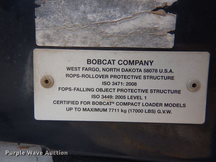 image for item DP4354 2015 Bobcat S550  skid steer loader