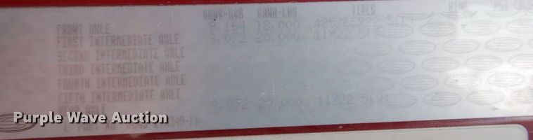 image for item DP5586 1999 Sterling LT9511  dump truck