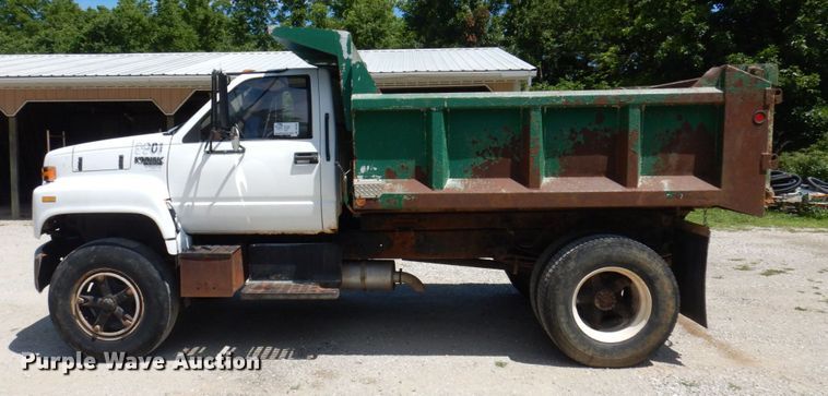 image for item DP5592 1992 Chevrolet Kodiak C6500  dump truck