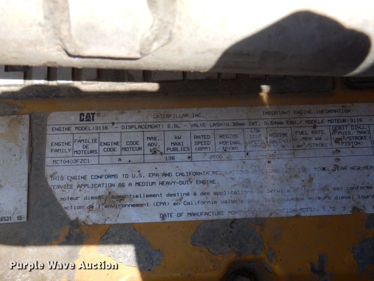 image for item DP5592 1992 Chevrolet Kodiak C6500  dump truck