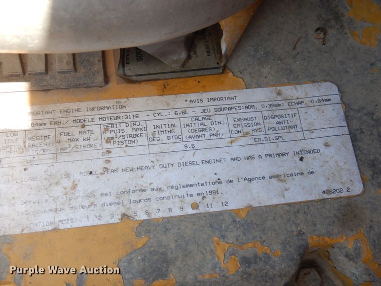 image for item DP5592 1992 Chevrolet Kodiak C6500  dump truck