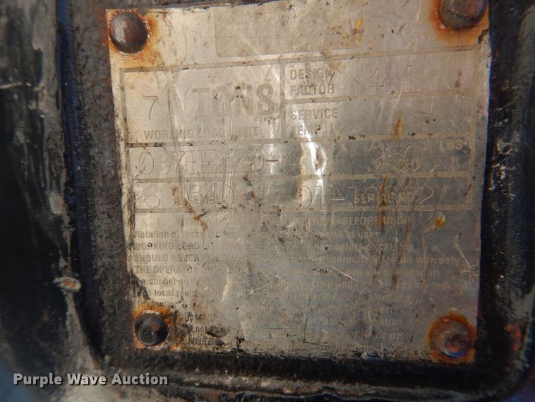 image for item DP5597 2001 Terex T335  crane