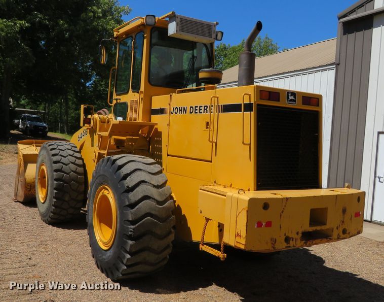 image for item DR0084 1992 John Deere 644E  wheel loader