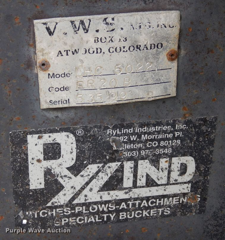 image for item DR1246 1989 Fiat-Allis FR20B  wheel loader