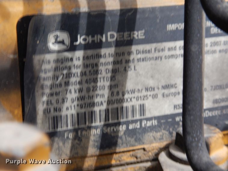 image for item DR1247 2007 John Deere 410J  backhoe