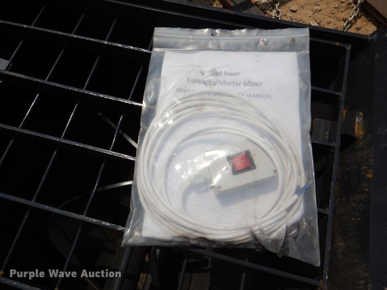 image for item DR1872 Wolverine  skid steer concrete mixer