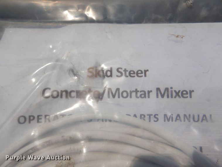 image for item DR1872 Wolverine  skid steer concrete mixer
