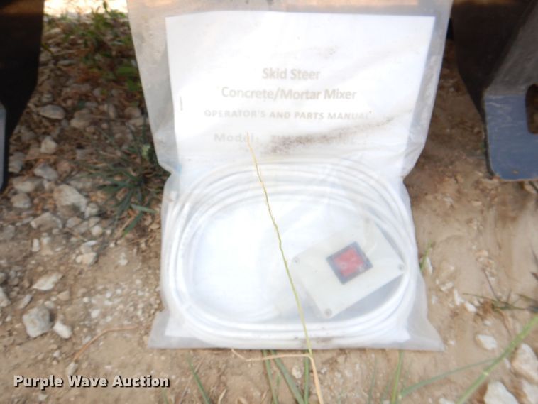 image for item DR1889 Wolverine  skid steer concrete mixer