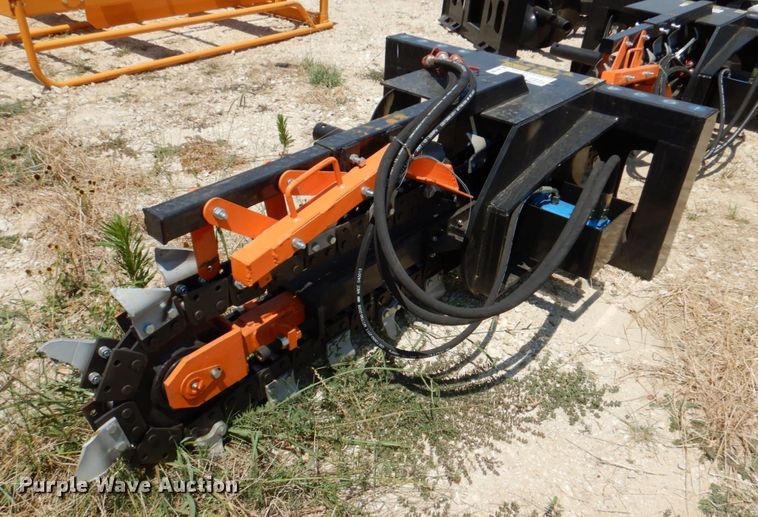 image for item DR1894 2022 Mower King  skid steer trencher