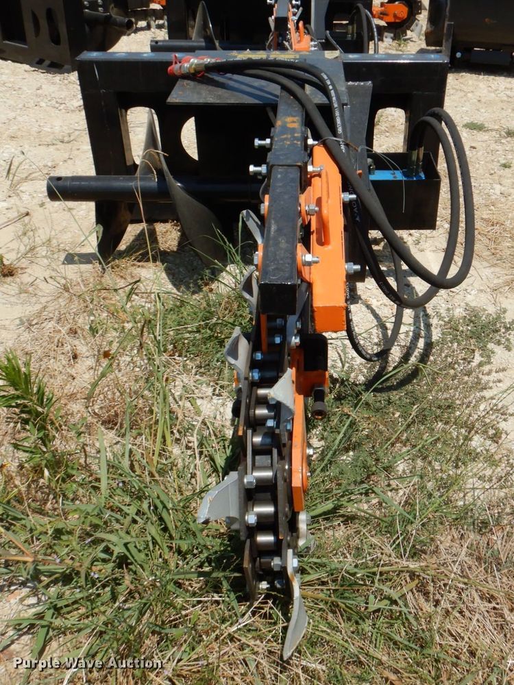image for item DR1894 2022 Mower King  skid steer trencher