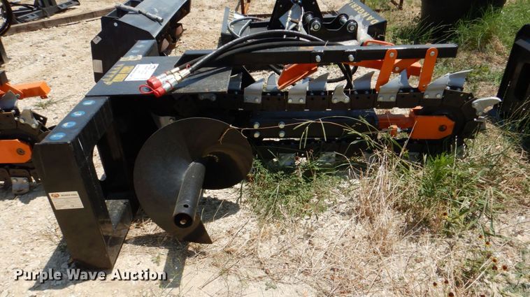 image for item DR1894 2022 Mower King  skid steer trencher