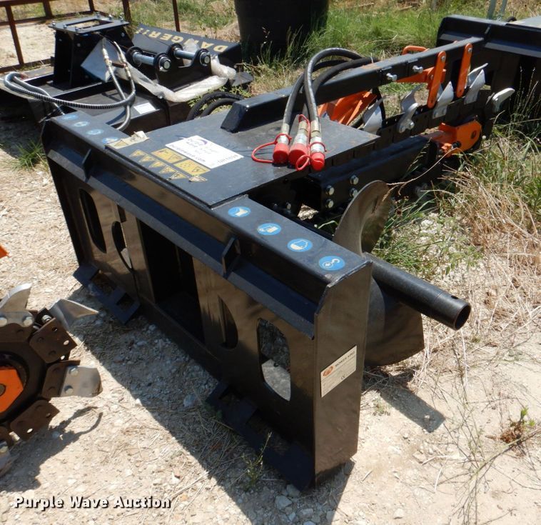 image for item DR1894 2022 Mower King  skid steer trencher