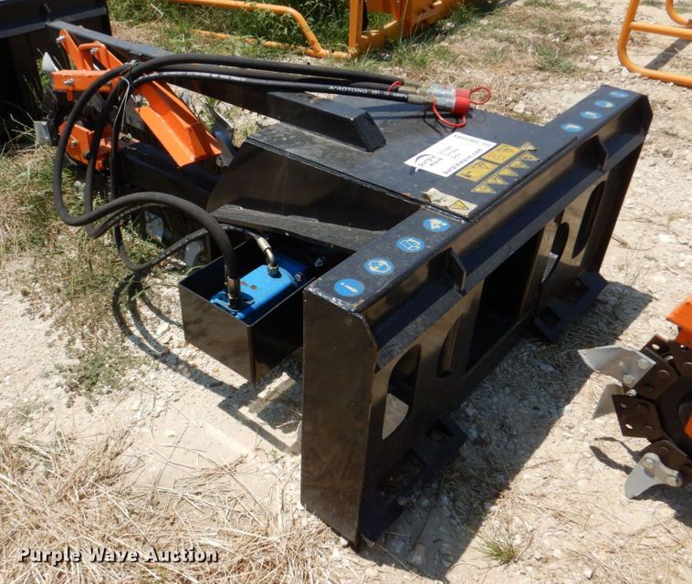 image for item DR1894 2022 Mower King  skid steer trencher