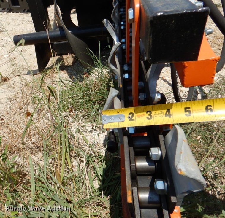 image for item DR1894 2022 Mower King  skid steer trencher