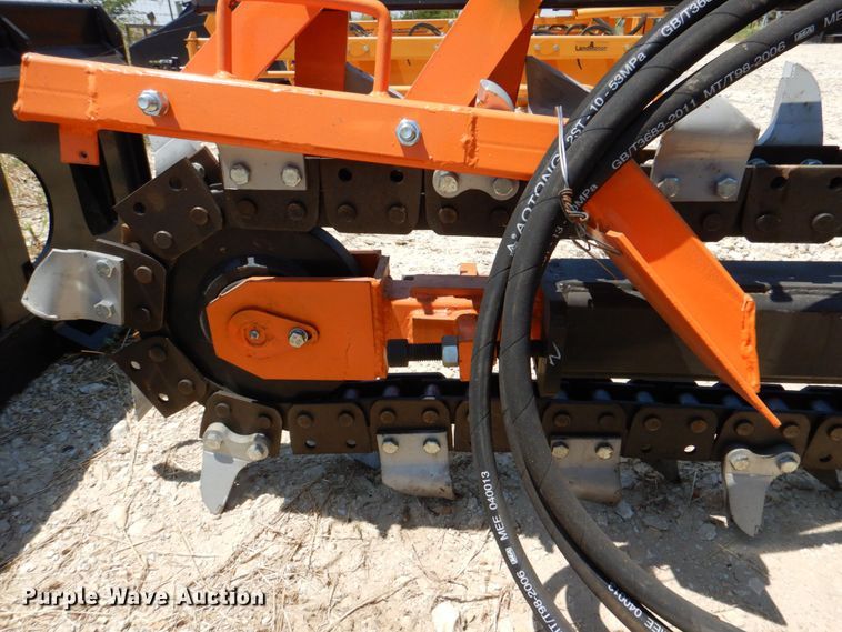 image for item DR1895 Mower King  skid steer trencher