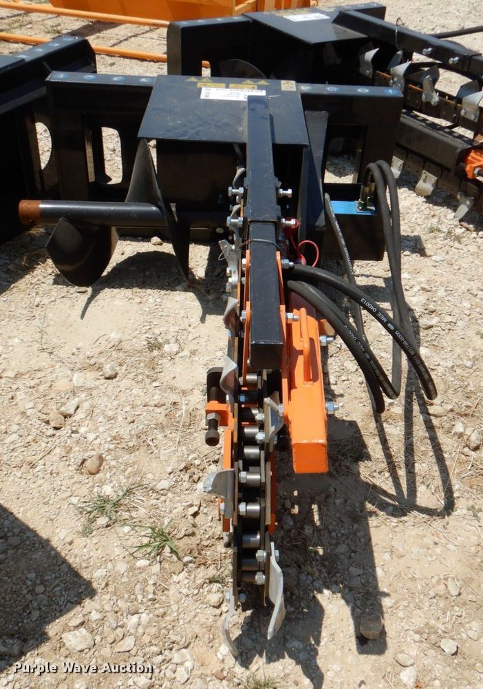 image for item DR1896 2022 Mower King  skid steer trencher