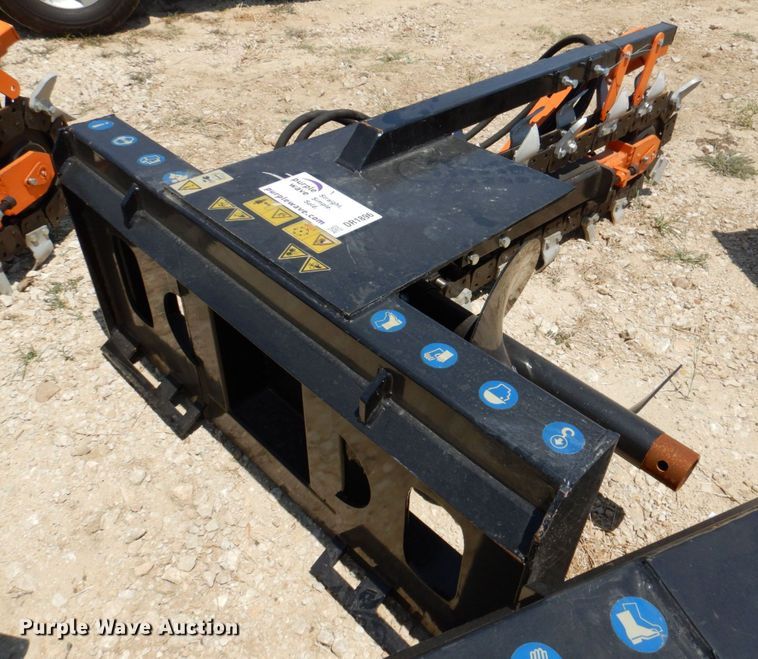 image for item DR1896 2022 Mower King  skid steer trencher