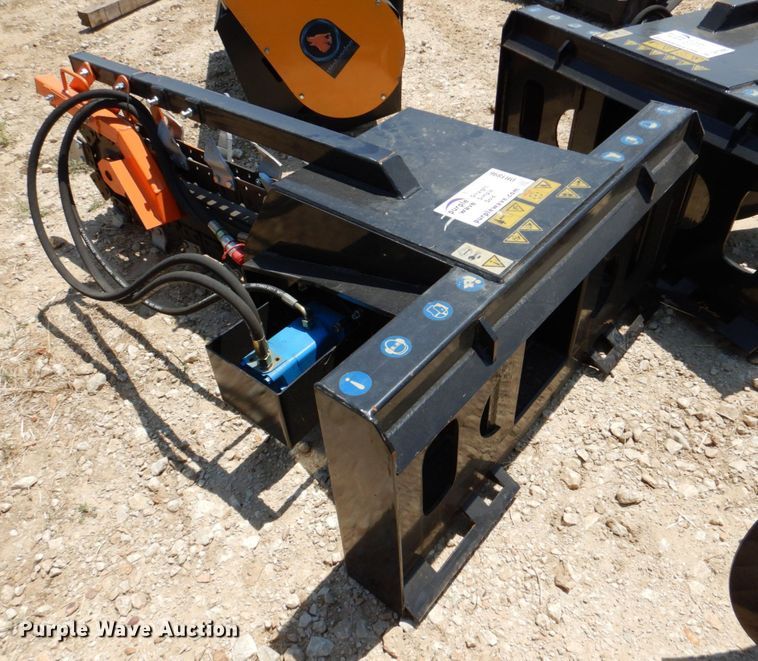 image for item DR1896 2022 Mower King  skid steer trencher