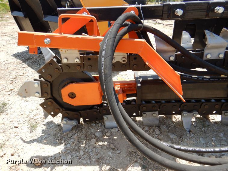 image for item DR1896 2022 Mower King  skid steer trencher