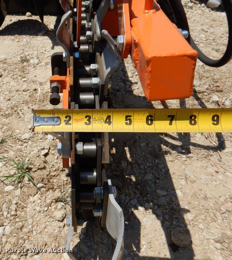 image for item DR1896 2022 Mower King  skid steer trencher