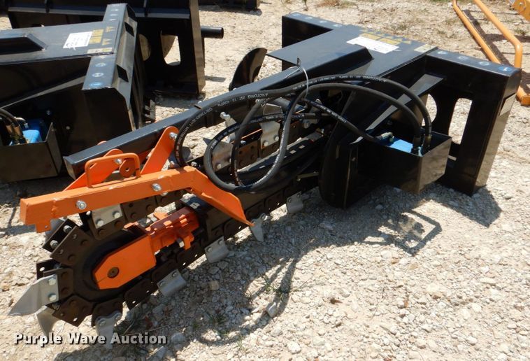 image for item DR1897 2022 Mower King  skid steer trencher