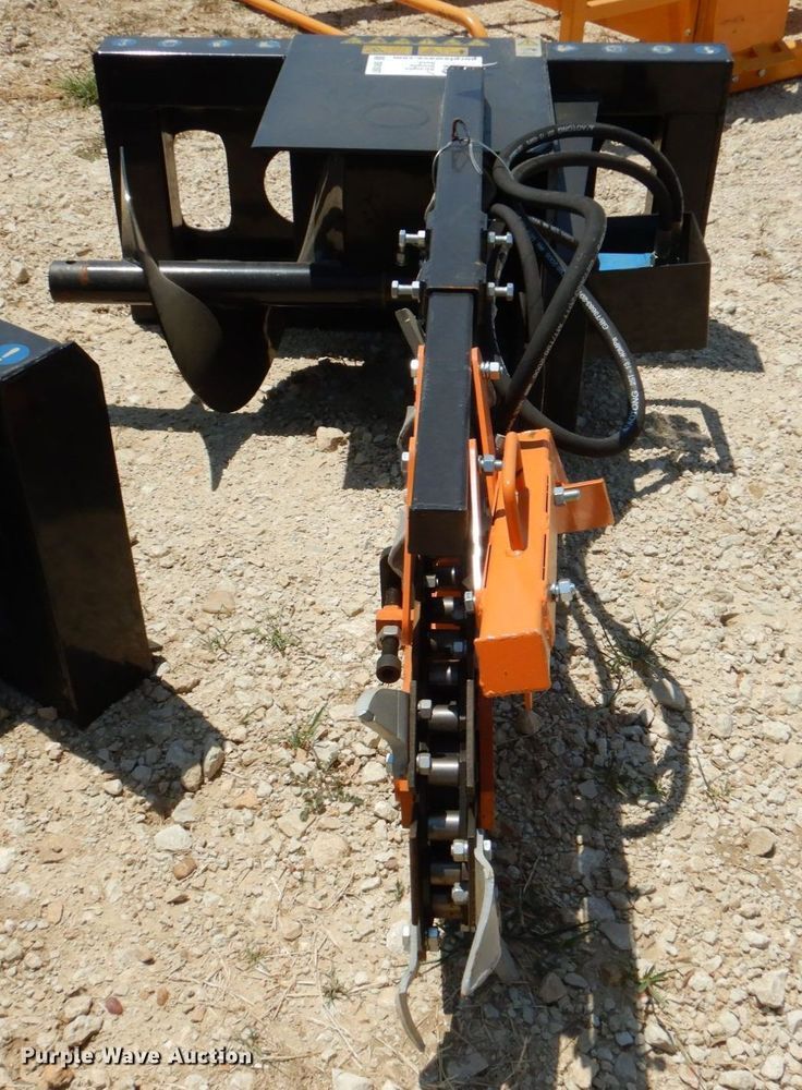 image for item DR1897 2022 Mower King  skid steer trencher