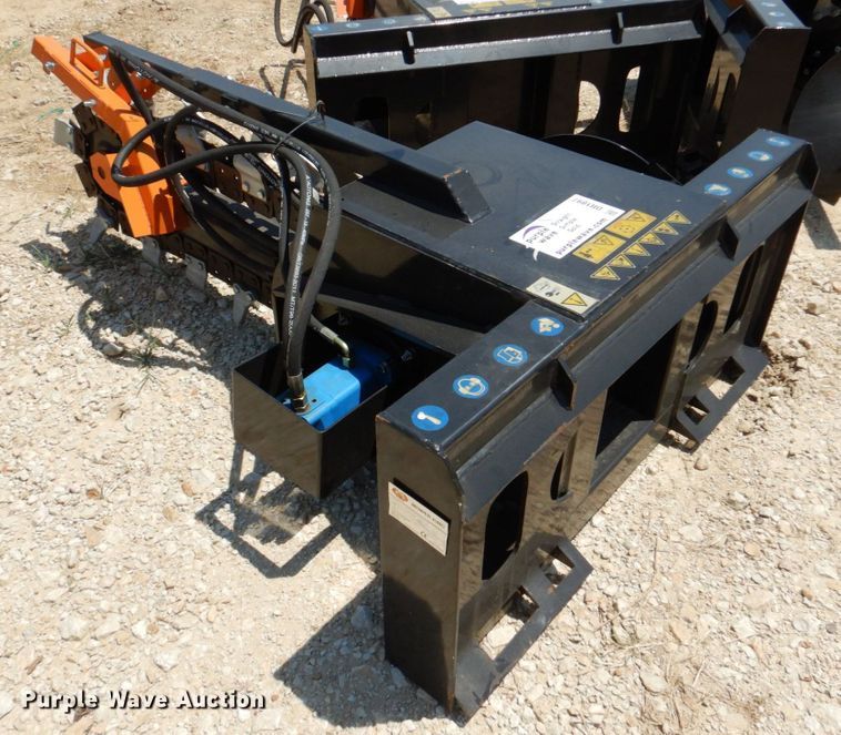 image for item DR1897 2022 Mower King  skid steer trencher